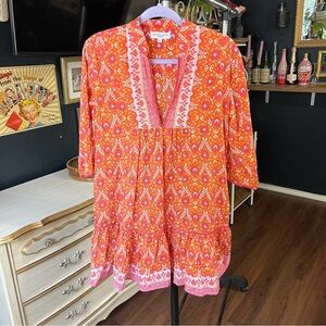 Lolita Jaca St Barth Cotton and Silk Tunic Size Small